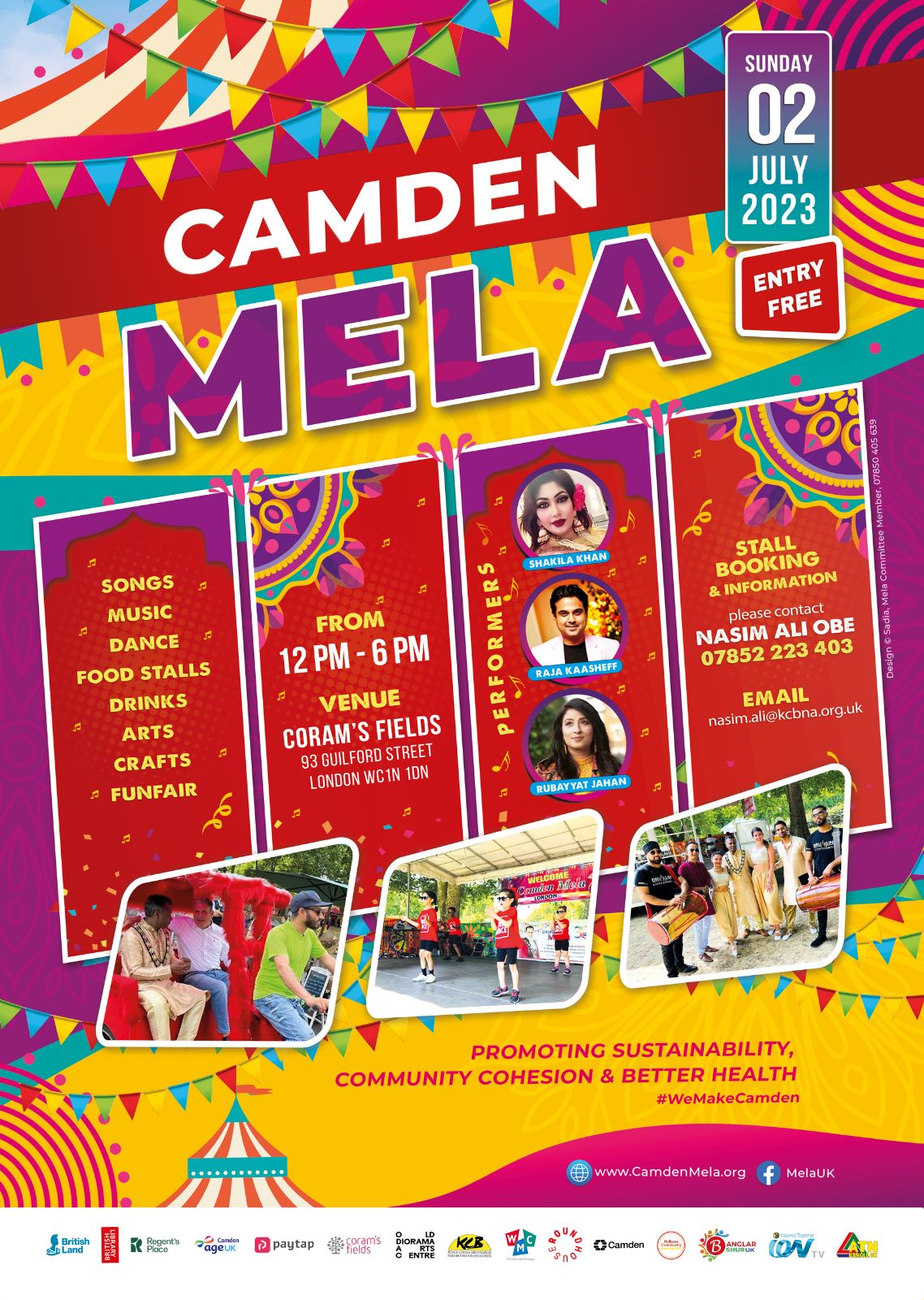 Camden Mela 30+ years of celebrating the beauty of our culturally diverse community